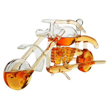 Unique Motorcycle Gift Decanter Wine & Whiskey Elegant Motorbike, Biker Themed, 750ml The Wine Savant - Intricate Details, Bourbon, Scotch or Liquor, Harley Gifts, Decorative Sport Bike Gifts-1